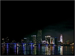 Most, Miami, Floryda, Światła